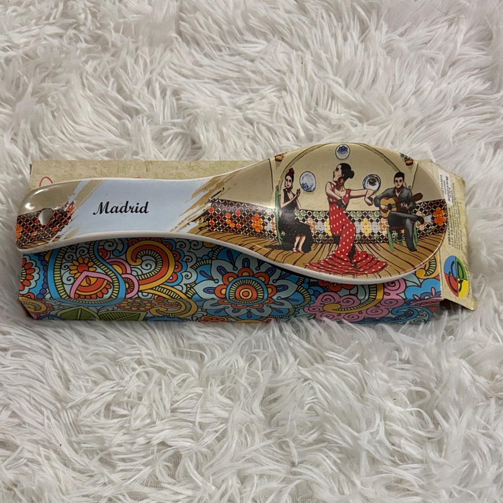 Colorful Madrid Souvenir Spoon